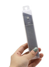 Carica l'immagine nel visualizzatore di Gallery, Set 10 Lame di Ricambio per Cutter Taglierino 18 mm in Acciaio temperato lame da taglio Bricolage Fai da Tè Lame a scatt