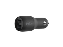 Carica l'immagine nel visualizzatore di Gallery, Belkin Doppio caricabatteria da auto USB da 24 W (Caricabatteria da auto Boost Charge con 2 porte USB per iPhone 14/14 P