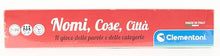 Carica l'immagine nel visualizzatore di Gallery, Clementoni - Nomi Cose e Città, Gioco da Tavolo con 29 Carte Categoria, per Bambini dai 7 Anni in Su e Tutta la Famiglia, 2-6 Giocatori, Idea Regalo Made in Italy, Lingua Italiana, 16634