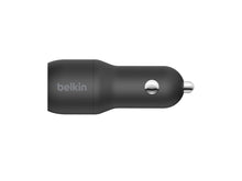 Carica l'immagine nel visualizzatore di Gallery, Belkin Doppio caricabatteria da auto USB-A da 24 W + cavo da USB-A a USB-C® BOOST↑CHARGE™