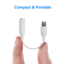 Carica l'immagine nel visualizzatore di Gallery, Adattatore USB C a Jack 3.5 mm per Cuffie, Adattatore Audio Aux USB Tipo C a Jack per Cuffie, Compatibile con iPhone 17/