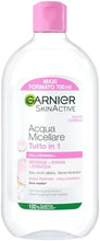Carica l'immagine nel visualizzatore di Gallery, Garnier SkinActive, Acqua Micellare Tutto in 1, Pelli sensibili, Maxi formato, 400 ml