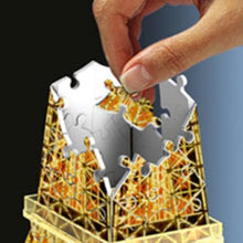 Carica l'immagine nel visualizzatore di Gallery, Ravensburger - Puzzle 3D, Tour Eiffel Night Edition con Luce, Parigi, per Adulti e Bambini 10+ Anni, Idea Regalo, 226 Pezzi