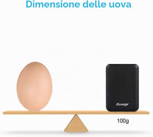Carica l'immagine nel visualizzatore di Gallery, 2 confezioni Mini Power Bank piccola ma forte batteria esterna 5000 mAh, power bank portatile, con cavo, batteria estern