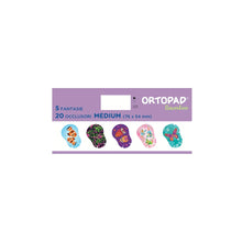 Carica l'immagine nel visualizzatore di Gallery, MASTER AID Ortopad Girls Medium - Cerotti Colorati Oculari per Bambini - Cerotto Occlusore Occhio Bambini per il Trattam