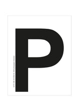 Carica l'immagine nel visualizzatore di Gallery, StampaGenerale® - Contrassegno Adesivo P Principiante per Auto Neopatentati Kit 2 pezzi Omologato (Anteriore 15x12 cm + 