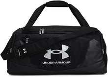 Carica l'immagine nel visualizzatore di Gallery, Under Armour Unisex Undeniable 5.0 Medium Duffle Bag - Black / Black / Metallic Silver - OSFM