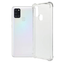Carica l'immagine nel visualizzatore di Gallery, Cover Trasparente per Samsung Galaxy A21S, Custodia Resistente in TPU, Anti Urto con Angoli Rinforzati, Protezione Bordi