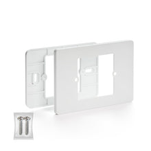 Carica l'immagine nel visualizzatore di Gallery, Adattatore universale scatola placca da 503 a 502, placca adattatore riduttore da 503 a 502 in plastica. Supporto adatta