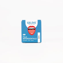Carica l'immagine nel visualizzatore di Gallery, GELDIS Filo Interdentale Espandibile Nero, Gusto Menta, Rimuove Placca in Profondità, Con Cera Vegetale, Per Gengive Sen