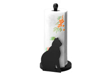 Carica l'immagine nel visualizzatore di Gallery, Maximex porta rotolo da cucina con gatto nero, altezza 30 cm
