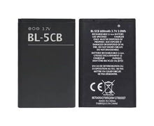 Carica l'immagine nel visualizzatore di Gallery, Batteria di ricambio FIALDETEC agli ioni di litio per Nokia BL-5CB per 105 106 100 150 101 103 109 111 113 1000