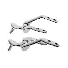 Carica l'immagine nel visualizzatore di Gallery, Coppia Di Cercniere Per Copiwc Conca Ideal Standard, cerniere in metallo cromo (Coppia Cerniere Conca)