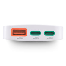Carica l'immagine nel visualizzatore di Gallery, Hama Caricatore USB C (caricatore rapido 65 Watt, spina di ricarica per presa 2 x USB-C, 1 x USB-A, per cellulare, lapto