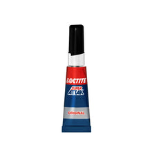 Carica l'immagine nel visualizzatore di Gallery, Loctite Super Attak Original, colla liquida trasparente con tripla resistenza e istantanea, colla resistente per gomma, 