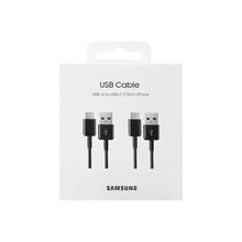 Carica l'immagine nel visualizzatore di Gallery, SAMSUNG Cavo USB-A a USB Type-C, 150cm (Multi Pack 2), Nero