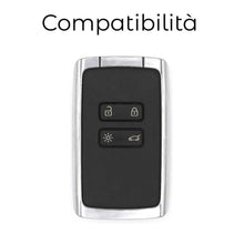 Carica l'immagine nel visualizzatore di Gallery, Cover Chiave Auto Custodia in Silicone 4 Tasti Telecomando Compatibile con Renault Clio Espace Master Bus Arkana Talisma