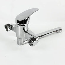 Carica l'immagine nel visualizzatore di Gallery, SQUADO Rubinetto a parete da cucina miscelatore monocomando, Regolazione Acqua Calda e Fredda, Girevole a 360°