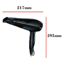 Carica l'immagine nel visualizzatore di Gallery, Remington Asciugacapelli 2200W - Leggero e Potente - Funzione Ionica per risultati ottimi, 3 livelli di riscaldamento, 2