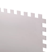 Carica l'immagine nel visualizzatore di Gallery, Mivos Cazzuola professionale 10 x 10, in acciaio inox, 10 mm, con impugnatura morbida, dentatura 10 mm, senza ruggine, 2