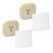 Carica l'immagine nel visualizzatore di Gallery, Copertura cieca specifica per presa telefonica tripolare. Ad incastro no biadesivi. Placca cireca dimensioni 86x86mm - 2
