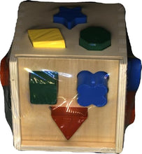 Carica l'immagine nel visualizzatore di Gallery, Melissa &amp; Doug Cubo Incastri con Forme Geometriche, legno, Giochi bambini 2 anni Montessori, Regalo Giocattoli 3 - 4 anni