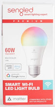 Carica l'immagine nel visualizzatore di Gallery, Lampadina LED smart Sengled (E27), abilitata per Matter i Alexa, multicolore, equivalente a 60 W, 800 LM, abbinamento istantaneo, compatibile con Matter richiesta, 2,4 GHz, Wi-Fi, confezione da 1