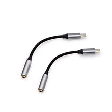 Carica l'immagine nel visualizzatore di Gallery, JZK 2X 10CM adattatore USB C a jack da 3,5 mm, AUX a USB C, adattatore Tipo C a jack per cuffie, per iPhone 15/Plus/Pro/