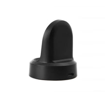 Carica l'immagine nel visualizzatore di Gallery, Caricabatterie compatibile con Samsung Gear S3/S2, caricatore dock con cavo di ricarica USB, colore: Nero