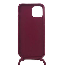 Carica l'immagine nel visualizzatore di Gallery, Cover Compatible con iPhone 15(6.1"),Cellulare Girocollo Custodia con Cordino TPU corda Silicone Case Bumper per iPhone 