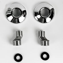 Carica l'immagine nel visualizzatore di Gallery, SQUADO Rubinetto a parete da cucina miscelatore monocomando, Regolazione Acqua Calda e Fredda, Girevole a 360°
