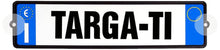 Carica l'immagine nel visualizzatore di Gallery, 4R Quattroerre.it - 16010 - Kit Targa Auto Personalizzabile, Azzurro