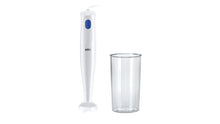 Carica l'immagine nel visualizzatore di Gallery, Braun Frullatore a Immersione MQ10.001PWH + Bicchiere graduato 600ml, 5 ANNI DI ASSISTENZA, Leggero, Sistema EasyTwist p