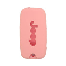 Carica l'immagine nel visualizzatore di Gallery, Custodia protettiva in silicone compatibile con telecomando Jeep Renegade CV4757 a 4 pulsanti, corallo chiaro