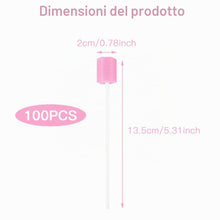 Carica l'immagine nel visualizzatore di Gallery, 100 Pezzi Tamponi Orali Tamponi di Cotone,Igiene orale Bastoncini,Tamponi Orali Bastoncini,per L'igiene Orale Quotidiana