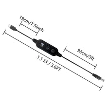Carica l'immagine nel visualizzatore di Gallery, Gebildet Cavo di Alimentazione USB C a DC 5.5mm x 2.5mm/ 5.5mm x 2.1mm, Caricabatterie Rapido Universale PD, Cavo Adatta