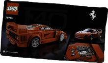 Carica l'immagine nel visualizzatore di Gallery, LEGO Speed Champions Supercar Ferrari F40, Modellino di Auto Sportiva da Costruire, Macchina Giocattolo da Collezione con Minifigure del Pilota, Giochi per Bambini e Bambine da 9 Anni in su 76934
