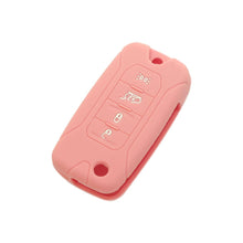 Carica l'immagine nel visualizzatore di Gallery, Custodia protettiva in silicone compatibile con telecomando Jeep Renegade CV4757 a 4 pulsanti, corallo chiaro