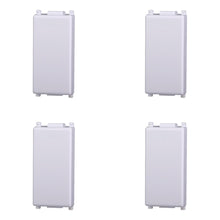 Carica l'immagine nel visualizzatore di Gallery, Falso polo compatibile VIMAR plana tappo cieco confezione 8pcs colore bianco