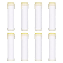 Carica l'immagine nel visualizzatore di Gallery, Filtro Doccia in Cotone PP, 8 Pezzi Filtri per Soffione Doccia Portatile, Filtro a Cartuccia di Ricambio, per Acqua Dura