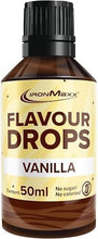 Carica l'immagine nel visualizzatore di Gallery, Flavour Drops sugar-free &amp; vegan 50ml Vanilla - Senza calorie e senza zucchero | Gocce aromatiche vegane per dolcificare