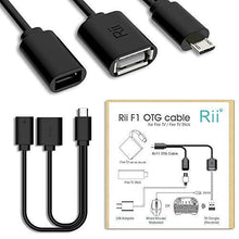 Carica l'immagine nel visualizzatore di Gallery, Rii F1 Micro USB Host OTG Adapter Cable for Firestick and Fire TV 4K
