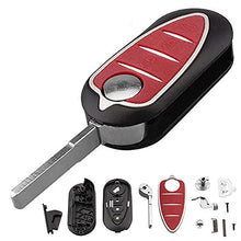 Carica l'immagine nel visualizzatore di Gallery, Guscio chiave 3 Pulsanti Pieghevole per Alfa R0me0 Mito Giulietta 159 Gta