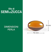 Carica l'immagine nel visualizzatore di Gallery, Naturando Olio di Semi di Zucca Integratore per Migliorare la Funzionalità della Prostata - 70 Perle