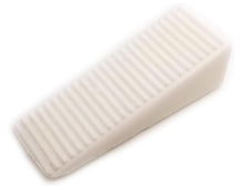 Carica l'immagine nel visualizzatore di Gallery, Set 4 Ferma Porte Fermaporte Adesivo Cuneo da Pavimento Fermaporte in Plastica Protezione per Porte Disponibile in 2 Col
