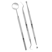 Carica l'immagine nel visualizzatore di Gallery, Kit per l'igiene dentale Specchio per denti orali per ispezione Dentista Igiene orale Pulizia Denti Tartaro Ablatore Kit