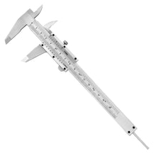 Carica l'immagine nel visualizzatore di Gallery, QWORK® Calibro, Calibro a Corsoio ad Alta Precisione da 6"/150 mm, Calibro a Corsoio con Tolleranza 0,05 mm/1/128" con V
