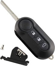 Carica l'immagine nel visualizzatore di Gallery, SALPIE Custodia Chiave Auto 3 Tasti Compatibile con Fiat Panda, Punto, Grande Punto, 500, Bravo, Stilo e Lancia Y – Cove