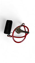 Carica l'immagine nel visualizzatore di Gallery, FLLAGG20 1X Portachiavi Block Shaft Rosso 38cm in Silicone con Moschettone