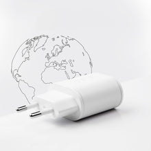 Carica l'immagine nel visualizzatore di Gallery, SBS caricabatterie da parete 20W a ricarica ultra rapida power delivery, con 1 porta USB-C e 1 USB, caricatore da muro p